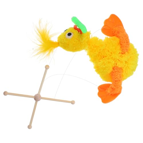 UPKOCH Plüsch Enten Marionette Gelb Weiches Handgelenk Marionetten Handstring Kuscheliges Tierpuppen Für Puppentheater Party Dekoration Erwachsene von UPKOCH