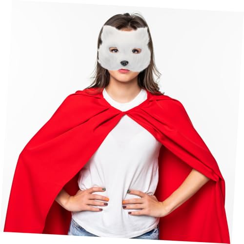 UPKOCH Plüsch Halbgesichts Maske Fuchs mit Weichen Pfotenhandschuhen Flauschiges Cosplay Kostümset für Halloween Maskenball Party Verstellbar Komfortabel Handgefertigt Geeignet für UPKOCH Plüsch Halbgesichts Maske Fuchs mit Weichen Pfotenhandschuhen Flauschiges Cosplay Kostümset für Halloween Maskenball Party Verstellbar Komfortabel Handgefertigt Geeignet für von UPKOCH