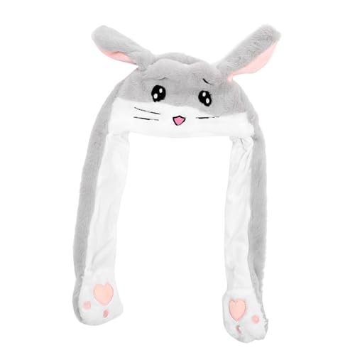 UPKOCH Charmanter Hamster-plüschhut Mit Beweglichen Ohren Für Cosplay-party-zubehör Zufällige Farbe von UPKOCH