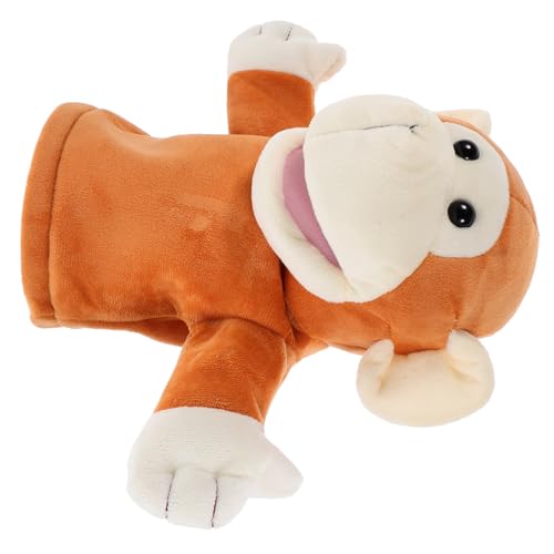 UPKOCH Plüsch Handpuppe AFFE mit Beweglichem Mund Weiches Kuscheltier für Interaktives Rollenspiel und Geschichtenerzählen Sicheres Material Fördert Motorik und Kommunikation UPKOCH Plüsch Handpuppe AFFE mit Beweglichem Mund Weiches Kuscheltier für Interaktives Rollenspiel und Geschichtenerzählen Sicheres Material Fördert Motorik und Kommunikation von UPKOCH