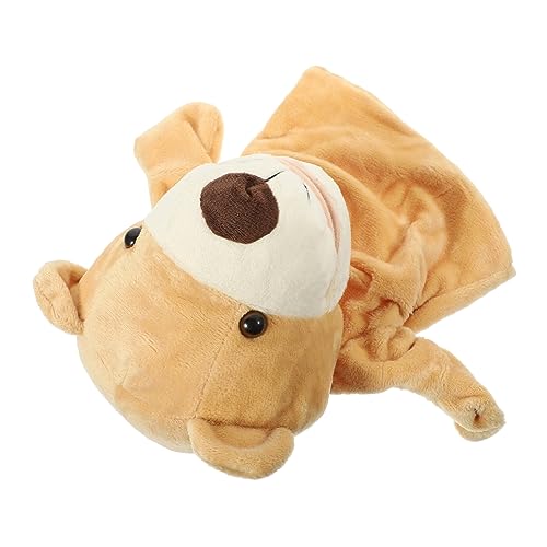 UPKOCH Plüsch Handpuppe Bär mit Offenem Mund Cartoon Tier Handspielzeug für Weiches Stofftier Puppenspiel Fördert Kreativität Interaktives Eltern Junge Mädchen Bunte Farben Angenehm zu von UPKOCH