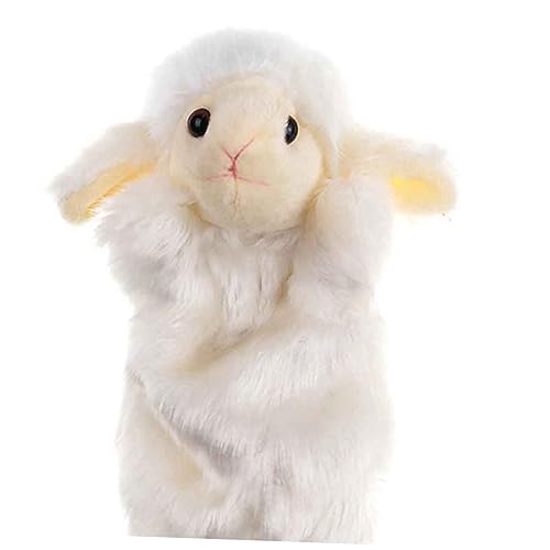 UPKOCH Plüsch Handpuppe Schaf Form Storytelling Stofftier Beruhigungsspielzeug Niedliches für Erwachsene Farben Zufällig Zufällige Farbe Zufällige Farbe von UPKOCH