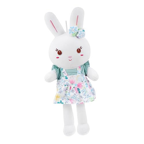 UPKOCH Plüsch-Kaninchen-Puppe für kinderspielzeug plushible snugible Geburtstagsgeschenk Ostergeschenk für osterhasen Kinderpuppenspielzeug Plüschmaterial Green von UPKOCH