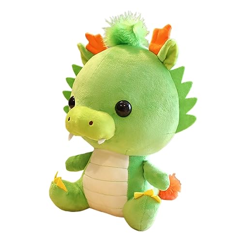 UPKOCH Kuscheltier Drache Plüschfigur Im Chinesischen Stil Niedliches Drachenmaskottchen Für Jahr Neujahrsdekoration Und Für Freunde Und Familie Bringe Freude Dein Zuhause von UPKOCH