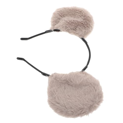 UPKOCH Plüsch Mausohren Haarreif Flauschig Tierkostüm Zubehör Halloween Party Erwachsene Verkleidung Tier Ohren Stirnband von UPKOCH