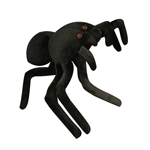 UPKOCH Plüsch Riesenspinne Kuscheltier Weiches Stofftier für Jungen Mädchen Halloween Kreative Realistische Spinnenform Plüschtier Begleiter von UPKOCH