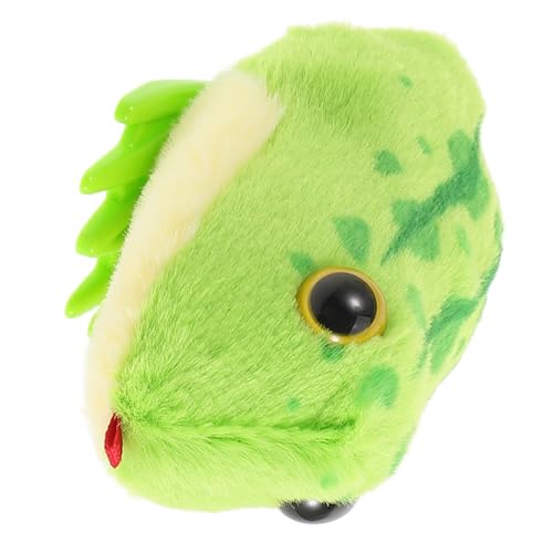 UPKOCH Plüschfrosch Babyspielzeug Jahre Beruhigendes Kuscheltier mit Realistischem Hüpfen Motorikförderndes Tier zum Krabbeln Lernen und Nackenmuskulatur Stärken von UPKOCH