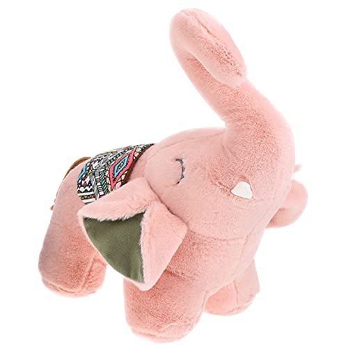 UPKOCH Plüschpuppe Stofftier Elefant Kinderspielzeug Elefant Ausgestopfte Tiere Kinderplüschspielzeug Zeichentricktiere Elefantenspielzeug Kuscheltiere Plüsch Rosa Pp Baumwolle von UPKOCH
