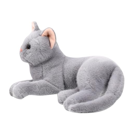 UPKOCH Plüschtier Katze Kuscheliges Stofftier Flauschiges Katzen Deko Weiches Plüschspielzeug für Dekoration von UPKOCH
