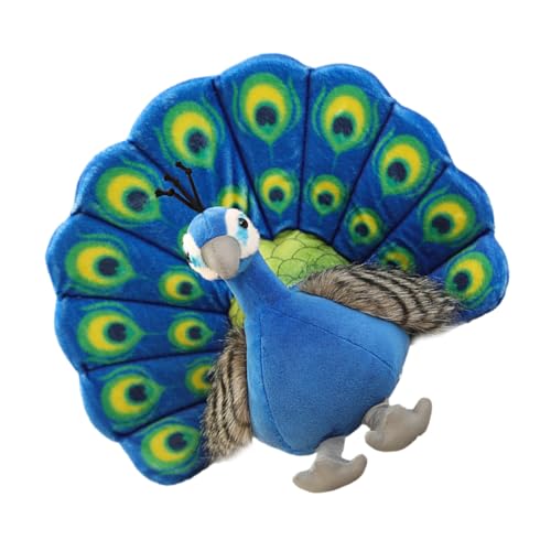 UPKOCH Plüschtier Pfau Kuscheltier Weiches Simulation Peafowl Doll Partydeko Niedliches Stofftier für Schlafzimmer und UPKOCH Plüschtier Pfau Kuscheltier Weiches Simulation Peafowl Doll Partydeko Niedliches Stofftier für Schlafzimmer und von UPKOCH