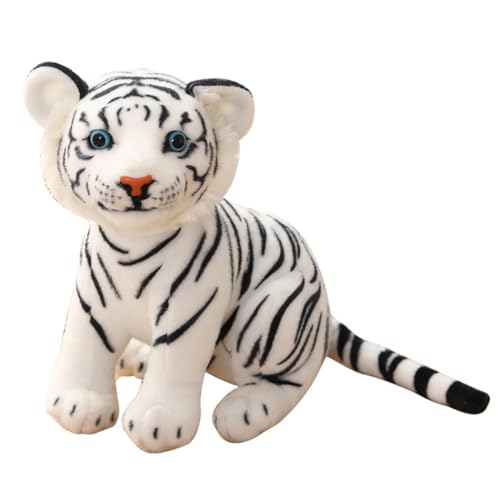 UPKOCH Plüschtier Weißer Tiger Simulation Kuscheltier Weiches Stofftier Dekoration Party Zubehör von UPKOCH