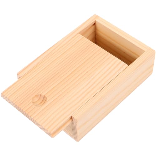 UPKOCH Poker Aufbewahrungskoffer aus Holz Kartenorganisator mit Deckel Vielseitige Spielkartenbox zum Aufbewahren von Pokerkarten und Kleinen Gegenständen Robust und Leicht von UPKOCH