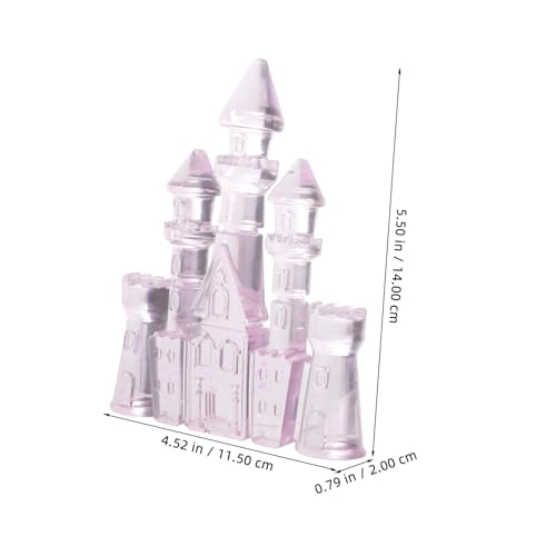 UPKOCH Prinzessinnen-Schloss-Spielzeug – Kinderspielzeug Für Mädchen Schloss Mit Kristalldekor Pädagogisches Für Kreatives Spielen von UPKOCH