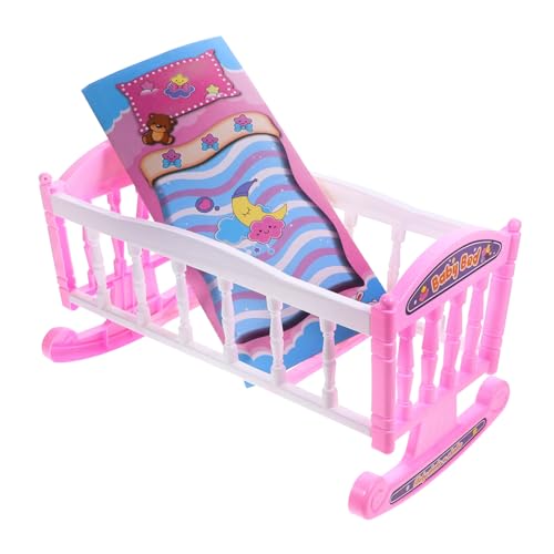 UPKOCH Puppen-Shaker kinderwiege für Toys puppenmöbel kinderbetten Puppenhaus-Tapete Puppenstubenmöbel Puppenwindeln Möbel für Puppenbetten Bett für Puppe Plastik UPKOCH Puppen-Shaker kinderwiege für Toys puppenmöbel kinderbetten Puppenhaus-Tapete Puppenstubenmöbel Puppenwindeln Möbel für Puppenbetten Bett für Puppe Plastik von UPKOCH