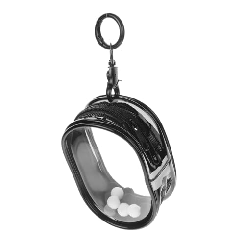 UPKOCH Puppenausflugstasche Dolly Babytrage Babypuppe Klarsichtbeutel-schlüsselanhänger Korb Schlüsselanhänger-anzeige Figur Plüsch Puppe Schlüsselanhänger Schlüsselbund Baumwolle Black von UPKOCH