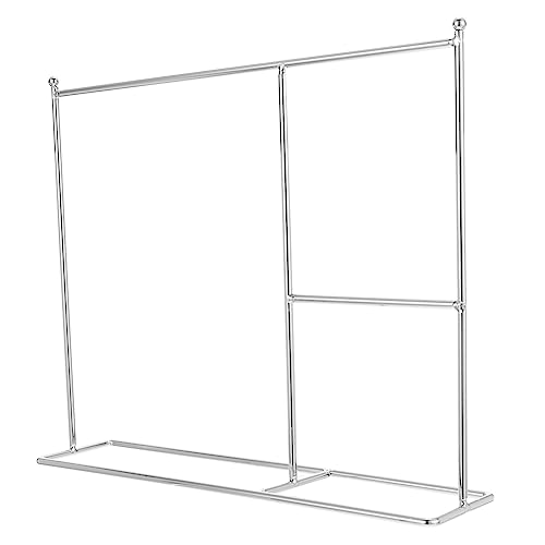 UPKOCH Puppenbekleidungsregal aus Miniaturkleider Organizer für Puppen Stilvolle Kleiderstange für Puppenmöbel für Puppenhaus Dekoration Weißchrom Finish UPKOCH Puppenbekleidungsregal aus Miniaturkleider Organizer für Puppen Stilvolle Kleiderstange für Puppenmöbel für Puppenhaus Dekoration Weißchrom Finish von UPKOCH