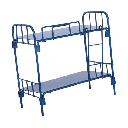 UPKOCH Puppenbett Leiter Retro Etagenbett für Puppenhausmöbel Blaues Kinderzimmer für Rollenspiele und Kreative Gestaltung von UPKOCH