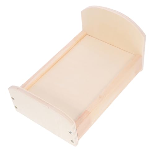 UPKOCH Puppenbett kinderzimmer für holzbeet Crib Bed Puppenzimmer Miniaturbett aus Holz Miniatur Holzbett Puppenhaus kleines Bett Mini-Hausversorgung UPKOCH Puppenbett kinderzimmer für holzbeet Crib Bed Puppenzimmer Miniaturbett aus Holz Miniatur Holzbett Puppenhaus kleines Bett Mini-Hausversorgung von UPKOCH