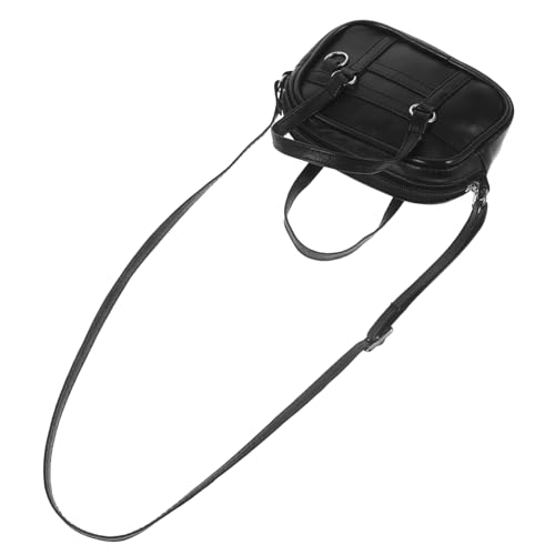 UPKOCH Puppenhandtasche Mini-Rucksack für Puppen Mini-Puppenhauszubehör Puppenkleidung und Accessoires Mini -Puppen -Rucksack Tasche für kleine Mädchen Mini-Spielzeugrucksack Schwarz von UPKOCH