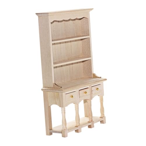 UPKOCH Puppenhaus-Aufbewahrungsschrank Figuren Geschirr Puppenhaus Bausatz Bücherregal Mini-Weinschrank-Modell Miniatur-Möbeldekoration Puppenhaus-Schrankmodell Birke Beige UPKOCH Puppenhaus-Aufbewahrungsschrank Figuren Geschirr Puppenhaus Bausatz Bücherregal Mini-Weinschrank-Modell Miniatur-Möbeldekoration Puppenhaus-Schrankmodell Birke Beige von UPKOCH