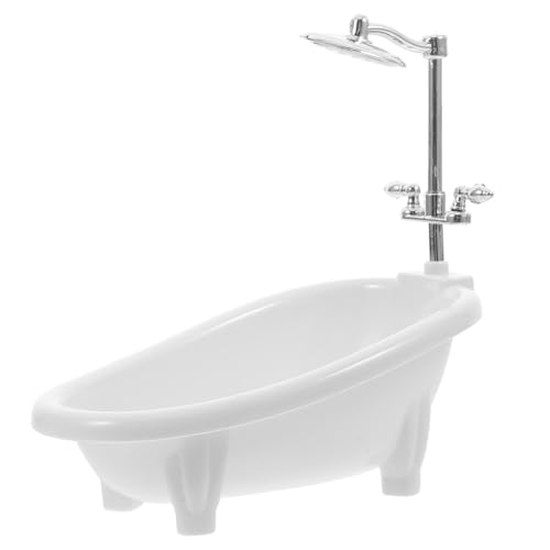 UPKOCH Mini Badewanne Für Puppenhaus Dekorative Miniaturbadewanne Für Maßstab Realistische Puppenmöbel Für Badezimmer Zubehör Für Spielzeug Und Fotodekoration UPKOCH Mini Badewanne Für Puppenhaus Dekorative Miniaturbadewanne Für Maßstab Realistische Puppenmöbel Für Badezimmer Zubehör Für Spielzeug Und Fotodekoration von UPKOCH