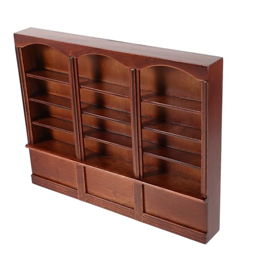 UPKOCH 1:12 Mini Holz Bücherregal Puppenhaus Miniatur Möbel Set Lagerung Jungen Und Mädchen Decor UPKOCH 1:12 Mini Holz Bücherregal Puppenhaus Miniatur Möbel Set Lagerung Jungen Und Mädchen Decor von UPKOCH