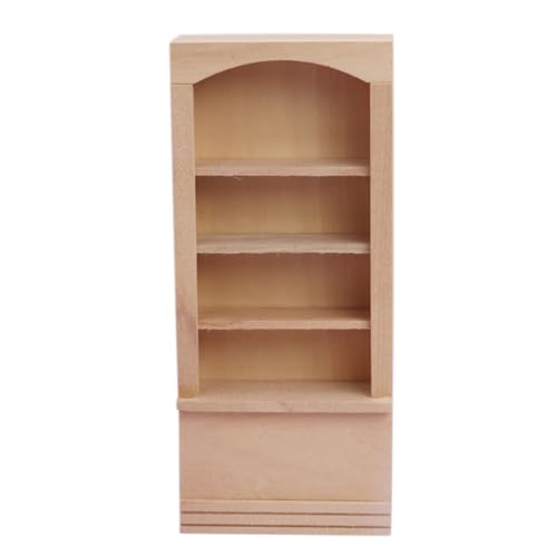 UPKOCH Miniatur Bücherregal Für Puppenhaus Deko Möbel Für Miniaturhäuser Für Projekte Zubehör Für Kreatives Spielen Stilvolle Und Realistische Gestaltung von UPKOCH