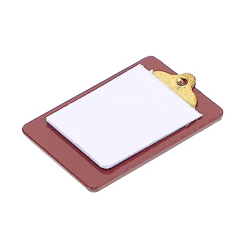 UPKOCH Puppenhaus-Klemmbrett für kinderspielzeug spielzeuge Toys School Supplies Schulmaterial für Puppen Puppenhauszubehör Mini-Hausdekoration Harz Brown UPKOCH Puppenhaus-Klemmbrett für kinderspielzeug spielzeuge Toys School Supplies Schulmaterial für Puppen Puppenhauszubehör Mini-Hausdekoration Harz Brown von UPKOCH