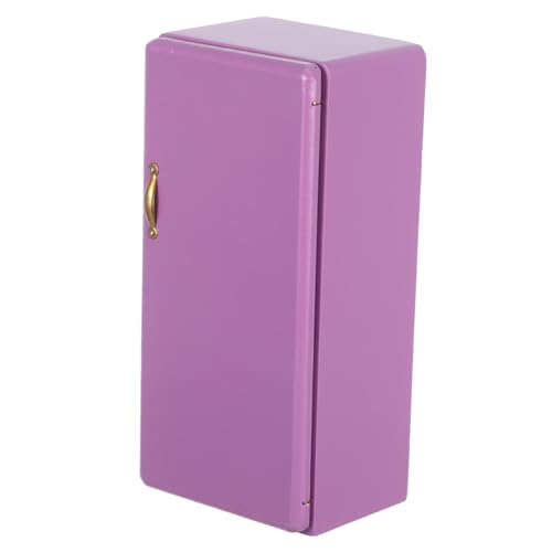 UPKOCH Puppenhaus Kühlschrank Miniaturspielzeug Leichtes Holzmodell Violett Mini-Kühlschrank für Rollenspiel Puppenmöbel Zubehör UPKOCH Puppenhaus Kühlschrank Miniaturspielzeug Leichtes Holzmodell Violett Mini-Kühlschrank für Rollenspiel Puppenmöbel Zubehör von UPKOCH