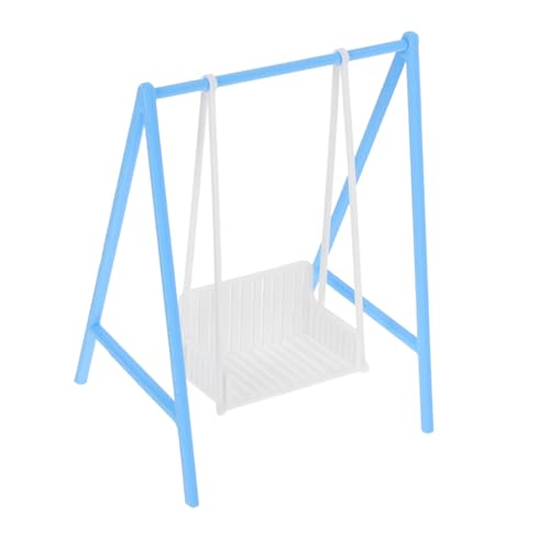 UPKOCH Puppenhaus-Miniaturschaukel Miniatur-Schaukelstuhl Feengarten-Spielset Miniatur Veranda schaukel Mini Swing Toy Feengärten schaukeln Minischaukel Miniaturmöbel pla Blau UPKOCH Puppenhaus-Miniaturschaukel Miniatur-Schaukelstuhl Feengarten-Spielset Miniatur Veranda schaukel Mini Swing Toy Feengärten schaukeln Minischaukel Miniaturmöbel pla Blau von UPKOCH