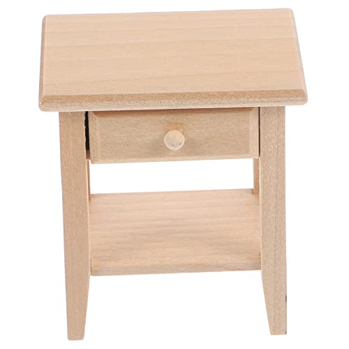 UPKOCH Puppenhaus Möbel Kompakter Mini Beistelltisch aus Naturholz Vielseitiges Schlafzimmer und Wohnzimmer Zubehör für Puppenhaus Dekoration UPKOCH Puppenhaus Möbel Kompakter Mini Beistelltisch aus Naturholz Vielseitiges Schlafzimmer und Wohnzimmer Zubehör für Puppenhaus Dekoration von UPKOCH