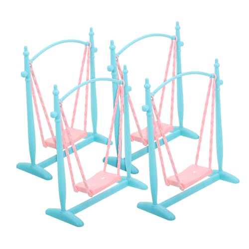 UPKOCH Puppenhaus Schaukelset Teiliges Abs Swing Zubehör für Mädchen Kreative Spielzeugmöbel für Puppenhäuser Sicher und Langlebig für Fantasievolles im Park UPKOCH Puppenhaus Schaukelset Teiliges Abs Swing Zubehör für Mädchen Kreative Spielzeugmöbel für Puppenhäuser Sicher und Langlebig für Fantasievolles im Park von UPKOCH