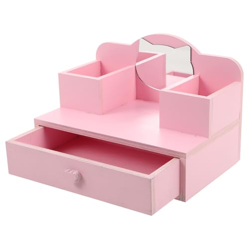 UPKOCH Puppenhaus Schminktisch 1:12 Miniaturmöbel Schminktisch mit Spiegel und Schubladen Aufbewahrung Szene Dekoration Rosa UPKOCH Puppenhaus Schminktisch 1:12 Miniaturmöbel Schminktisch mit Spiegel und Schubladen Aufbewahrung Szene Dekoration Rosa von UPKOCH