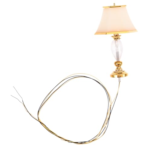 UPKOCH Puppenhaus Tischlampe Puppenhaus Tisch Mädchen Mini Puppenhaus Bücher Einrichtung Puppenhaus Lampen Mini Puppenhaus Wohnzimmer Mini Dinge Puppenhaus Möbel Metall Golden UPKOCH Puppenhaus Tischlampe Puppenhaus Tisch Mädchen Mini Puppenhaus Bücher Einrichtung Puppenhaus Lampen Mini Puppenhaus Wohnzimmer Mini Dinge Puppenhaus Möbel Metall Golden von UPKOCH