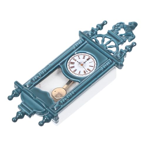 UPKOCH Puppenhaus Uhr Anhänger Mini Puppenhaus Puppen Party Puppendekorationen Puppenhaus Puppenhaus Moderne Puppe Anhänger Vintage Kleines Ornament Retro von UPKOCH