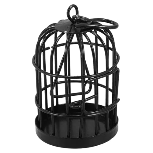 UPKOCH Puppenhaus Vogelkäfig Künstliche Vogelnester Miniatur Bausatz Figuren Tiere bucherregal Dekoration Schlafzimmer winziger Hausvogelkäfig Mini-Vogelkäfig- Legierung Black UPKOCH Puppenhaus Vogelkäfig Künstliche Vogelnester Miniatur Bausatz Figuren Tiere bucherregal Dekoration Schlafzimmer winziger Hausvogelkäfig Mini-Vogelkäfig- Legierung Black von UPKOCH