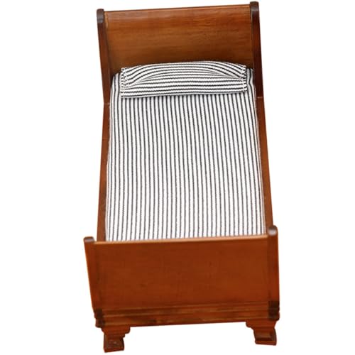 UPKOCH Puppenhausbett Puppenhaus Mini Möbel Puppenmöbel Simulierte Bettdekoration Puppenhaus Minibett Zubehör Für Puppenhäuser Puppenhaus-miniaturzubehör Mini-Bett- Hölzern Brown UPKOCH Puppenhausbett Puppenhaus Mini Möbel Puppenmöbel Simulierte Bettdekoration Puppenhaus Minibett Zubehör Für Puppenhäuser Puppenhaus-miniaturzubehör Mini-Bett- Hölzern Brown von UPKOCH
