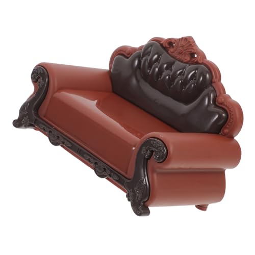 UPKOCH Puppenhausmöbel Mini Sofa Stuhl Dekoration Puppenhaus Dekorativer Puppensofa Stuhl Tragbares Babypuppe Hochstuhl Stühle Couches Zimmerteppich Sessel Figurenbausätze Kunststoff von UPKOCH