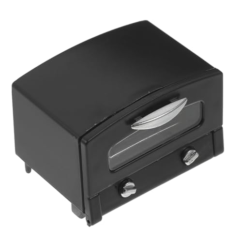 UPKOCH Puppenhaus Miniatur Ofen Modell Schwarzes Miniaturküchengerät Für DIY Puppenhaus Zubehör Perfektes Für Kreative Und Miniatur-enthusiasten von UPKOCH