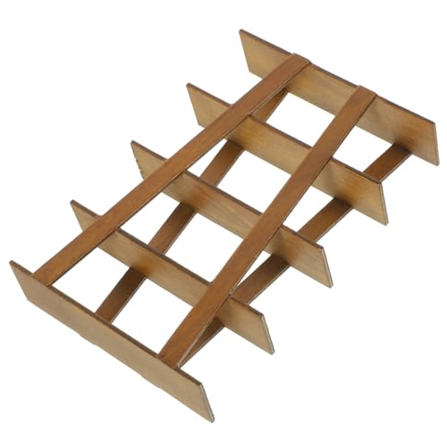 UPKOCH Puppenhausregal Wohnkultur kleines Miniatur Puppenhaus Bücherregal Book Shelves bücherstützen ordnerregal buchstopper Mini-Hauseinrichtung Mini-Bücherregal- Holz Brown UPKOCH Puppenhausregal Wohnkultur kleines Miniatur Puppenhaus Bücherregal Book Shelves bücherstützen ordnerregal buchstopper Mini-Hauseinrichtung Mini-Bücherregal- Holz Brown von UPKOCH