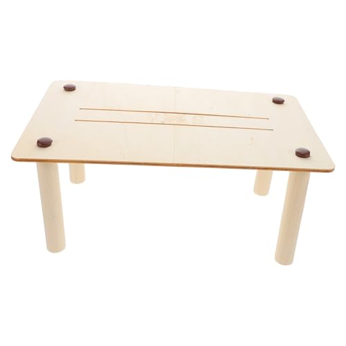 UPKOCH Puppenkampftisch Aus Holz Kleine Plattform Hamsterplattform Für Käfig Tischspiele Für Erwachsene Hamster -käfig -plattform Hamsterzubehör Für Käfige Hamstersand Beige Hölzern von UPKOCH
