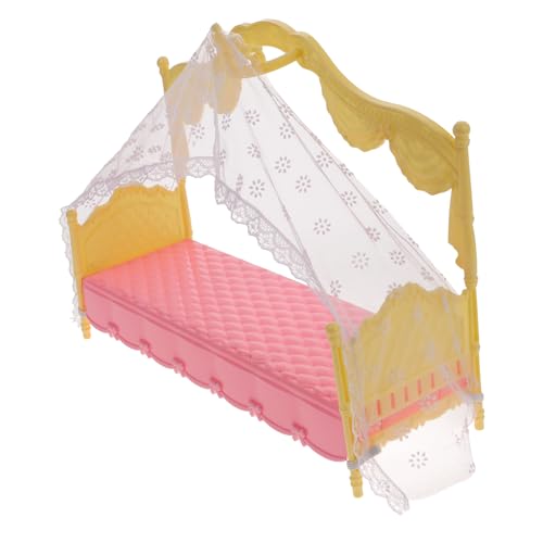 UPKOCH Puppenmöbel Minibett Miniatur Prinzessin Mädchen Puppenhaus Bücher Nachttisch kinderzimmer puppenhaus deko Puppenbettmodell puppenhaus mini möbel Plastik Rosa UPKOCH Puppenmöbel Minibett Miniatur Prinzessin Mädchen Puppenhaus Bücher Nachttisch kinderzimmer puppenhaus deko Puppenbettmodell puppenhaus mini möbel Plastik Rosa von UPKOCH