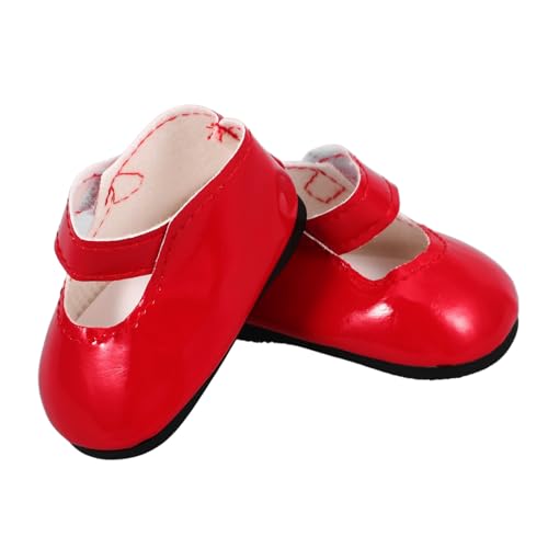 UPKOCH Schuhe Für Puppen - 18-Zoll-puppenschuhe Krippenschuhe Für Mädchen Mini-kleiderschuhe Reborn-puppenschuhe Spielzeug-Accessoire von UPKOCH