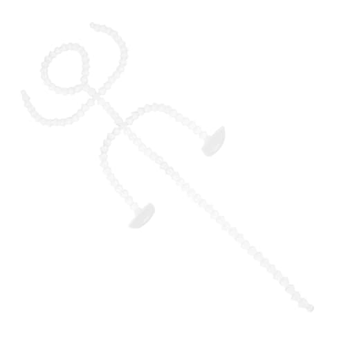 UPKOCH Puppenskelett unser beweglicher Puppenknochen beweglicher Spielzeugknochen mit Knochengelenken Spielzeugpuppenknochen bewegliche Gelenke der Puppe Plastik Weiß von UPKOCH