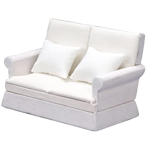 UPKOCH Puppenstubensofa Mikrolandschaft Dekoration für Rollenspiele Puppenmöbel Mini-Sofa Kissenbezüge Sofas Teppiche Miniatur-Sofa-Modell Miniatur-Sofa-Ornament Holz Weiß UPKOCH Puppenstubensofa Mikrolandschaft Dekoration für Rollenspiele Puppenmöbel Mini-Sofa Kissenbezüge Sofas Teppiche Miniatur-Sofa-Modell Miniatur-Sofa-Ornament Holz Weiß von UPKOCH