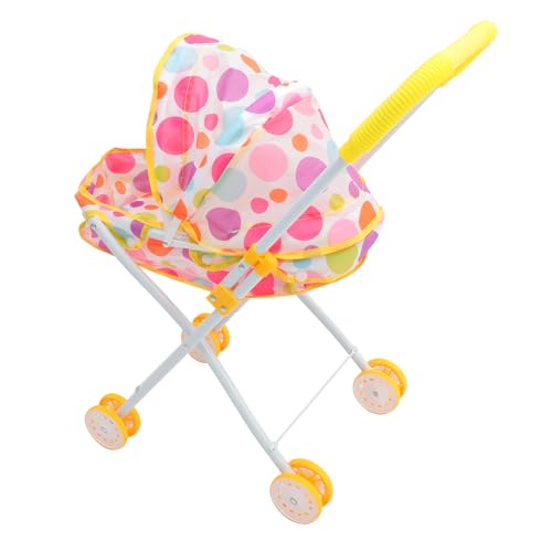 UPKOCH Puppenwagen puppenmöbel doll Stroller Puppen kindewagen kleinkindspielzeug Wagen Kinderwagen Spielhauszubehör Babyzubehör für 2-Jährige Eisen UPKOCH Puppenwagen puppenmöbel doll Stroller Puppen kindewagen kleinkindspielzeug Wagen Kinderwagen Spielhauszubehör Babyzubehör für 2-Jährige Eisen von UPKOCH