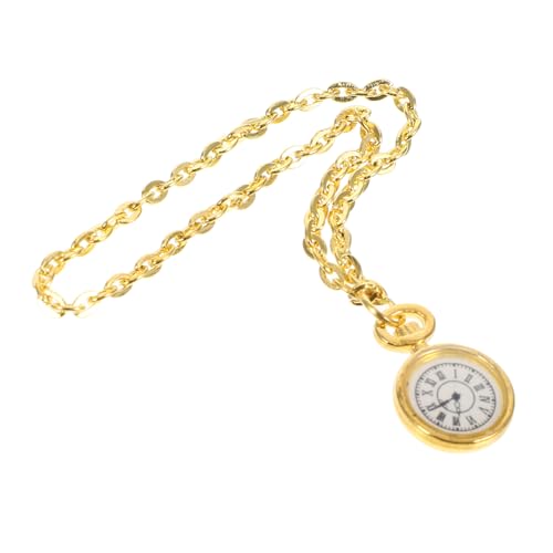UPKOCH Miniatur Taschenuhr Für Puppenhaus Vintage Deko Accessoire Mit Kette Zur Verschönerung Von Miniatur-szenen Für Kreatives Spielen UPKOCH Miniatur Taschenuhr Für Puppenhaus Vintage Deko Accessoire Mit Kette Zur Verschönerung Von Miniatur-szenen Für Kreatives Spielen von UPKOCH