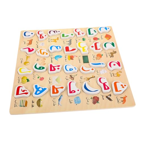 UPKOCH Puzzle Alphabet Basteln Kleinkind Alphabet-rätsel Hölzern von UPKOCH