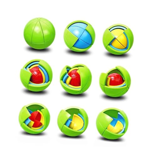 UPKOCH -Puzzle Intelligenzspiel Ball-Puzzle- Puzzlekugeln Puzzlespielzeug Gehirnspiele Denksportaufgaben Für Puzzlebälle Für Grün Zufällige Farbe UPKOCH -Puzzle Intelligenzspiel Ball-Puzzle- Puzzlekugeln Puzzlespielzeug Gehirnspiele Denksportaufgaben Für Puzzlebälle Für Grün Zufällige Farbe von UPKOCH