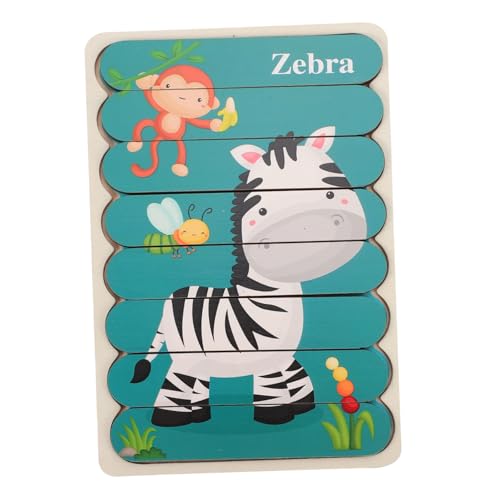 UPKOCH Puzzle für Pädagogisches Holzspielzeug Kognitiven Fähigkeiten und Hand Augen Koordination für Kleinkinder und Vorschüler Design mit Zebra und Giraffe UPKOCH Puzzle für Pädagogisches Holzspielzeug Kognitiven Fähigkeiten und Hand Augen Koordination für Kleinkinder und Vorschüler Design mit Zebra und Giraffe von UPKOCH